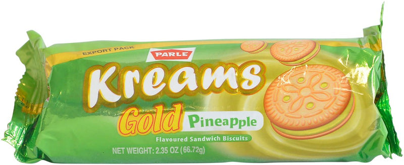 Parle Kreams Gold Pinapple Biscuits (2.35 oz)