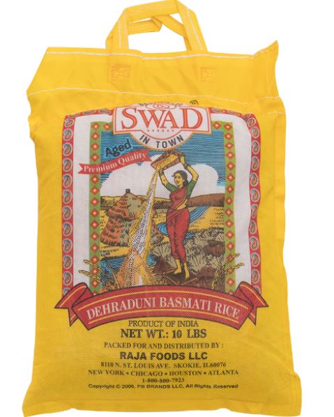 RICE BASMATI DEHRADUNI (10 LB)