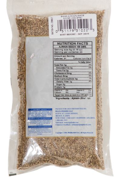 AJWIN SEED (3.5 OZ) - Rice And Spice