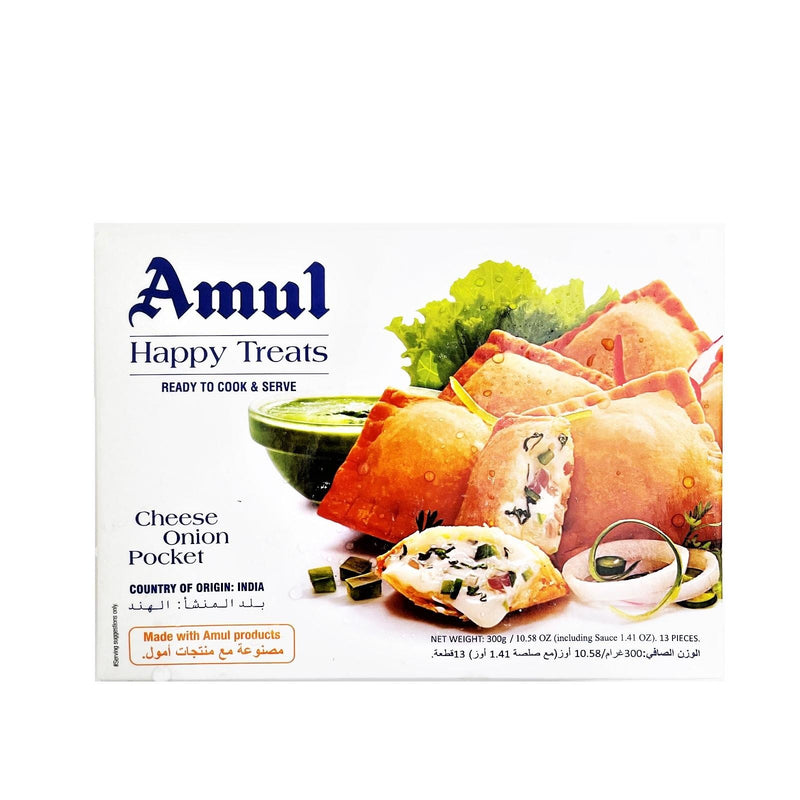 Amul Happy Treats Cheese Onion Pockets (10.58 oz)