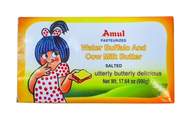 Amul Water Buffalo and Cow Milk Butter Salted (17.64 oz)