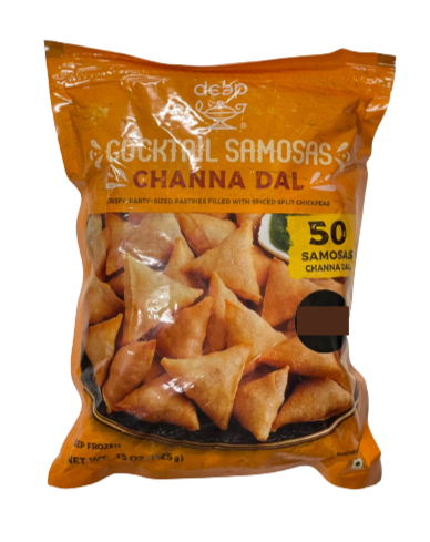 Deep Channa Dal Cocktail Samosa 50 pcs (15 oz)