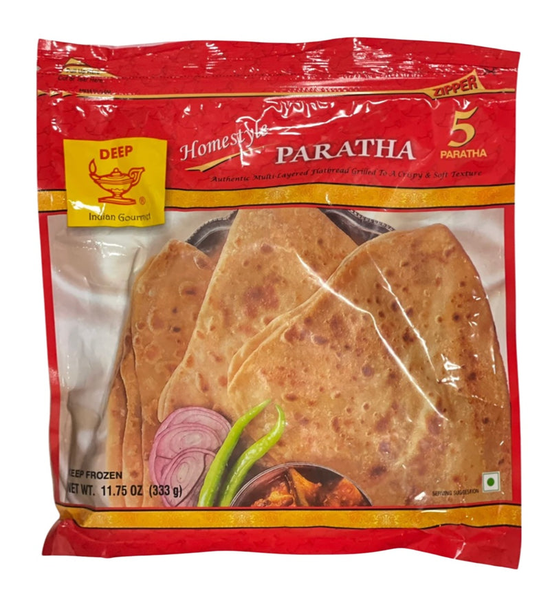 Deep Homestyle Paratha 5pcs (11.75 oz)