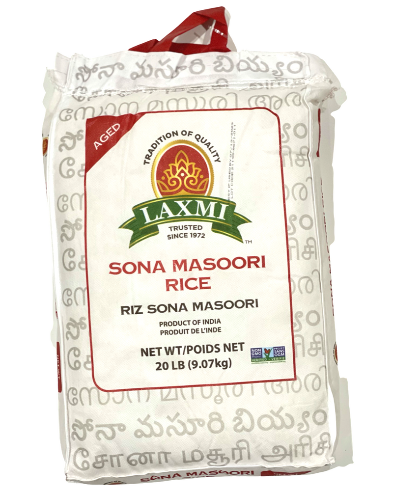 LAXMI SONA MASOORI RICE (20 LB)