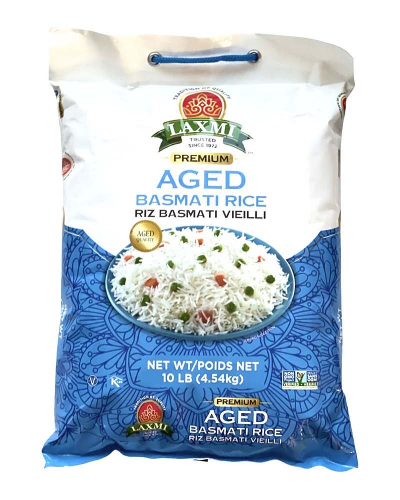 LAXMI AGED BASMATI RICE (10 LB)