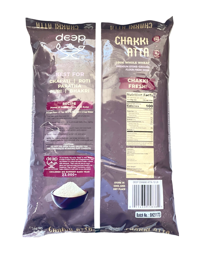 Deep Chakki Atta/Flour (10 LB)