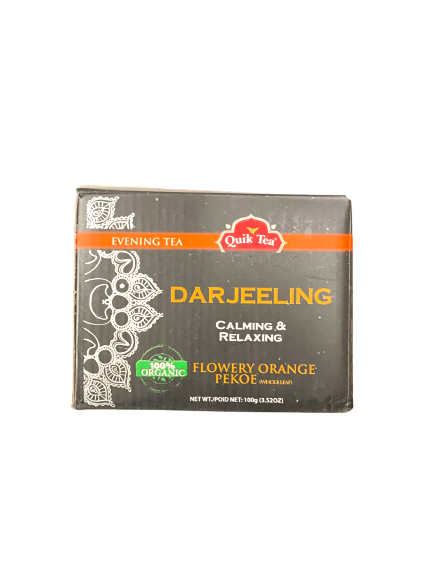 Quik Tea Darjeeling Flowery Orange Pekoe Evening Tea (3.52 oz)