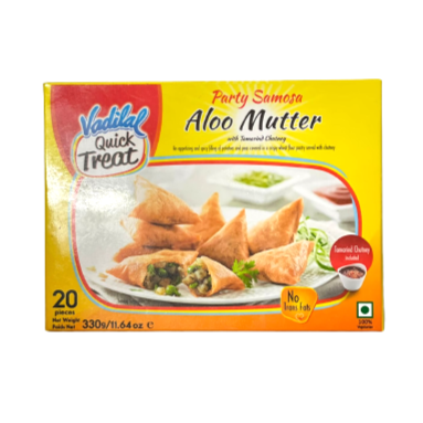 Vadilal Aloo Mutter Party Samosa 20 pcs (11.64 oz)