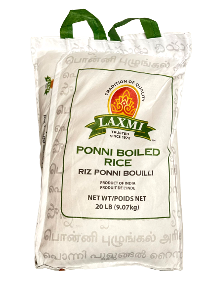 Laxmi Ponni Boiled Rice (20 lb)