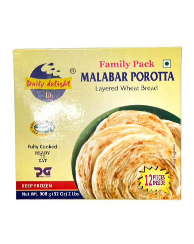 Daily Delight Malabar Porotta Family Pack 12 pcs  (32 oz)