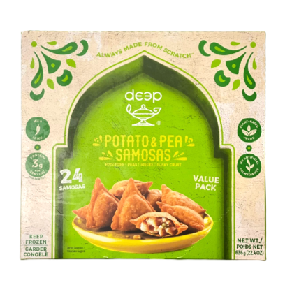 Deep Potato & Pea Samosa 24 pcs (22.4 oz)