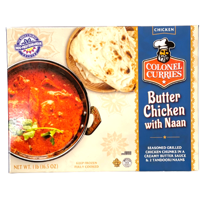 Colonel Curries Butter Chicken With Naan (16.5 oz)