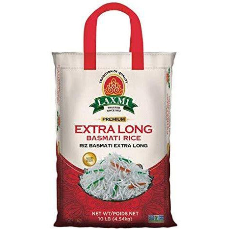 Laxmi Extra Long Basmati Rice (10 lb)