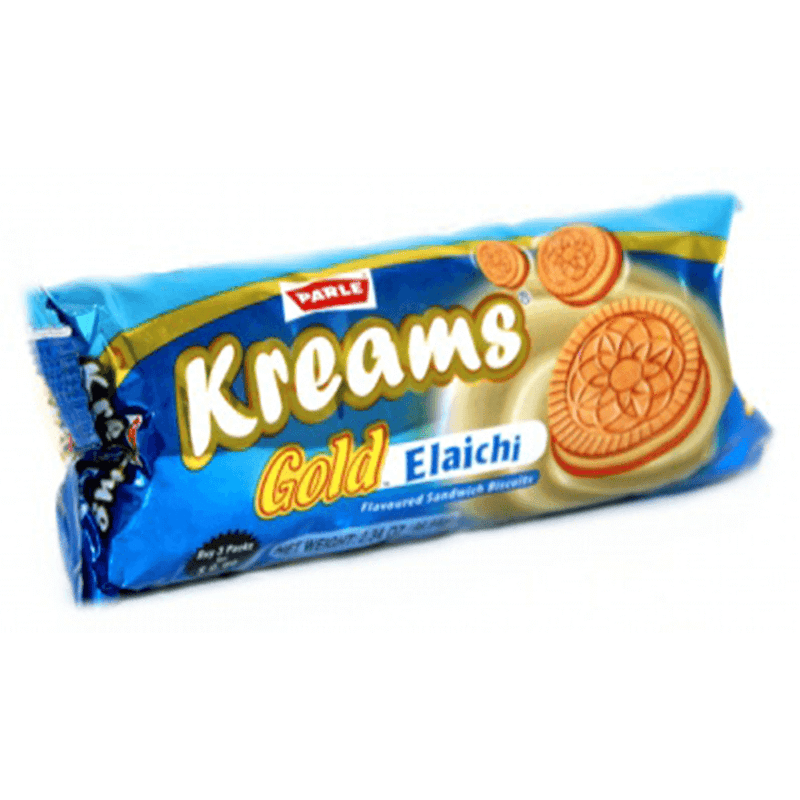 Parle Kreams Gold Elaichi Biscuits (2.35 oz)